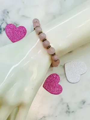 Priya Rose Quartz Bracelet #3