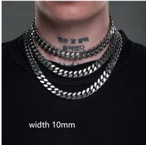 Rope Cuban Chain Necklace Men's Fashion