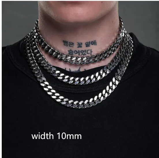 Rope Cuban Chain Necklace Men's Fashion