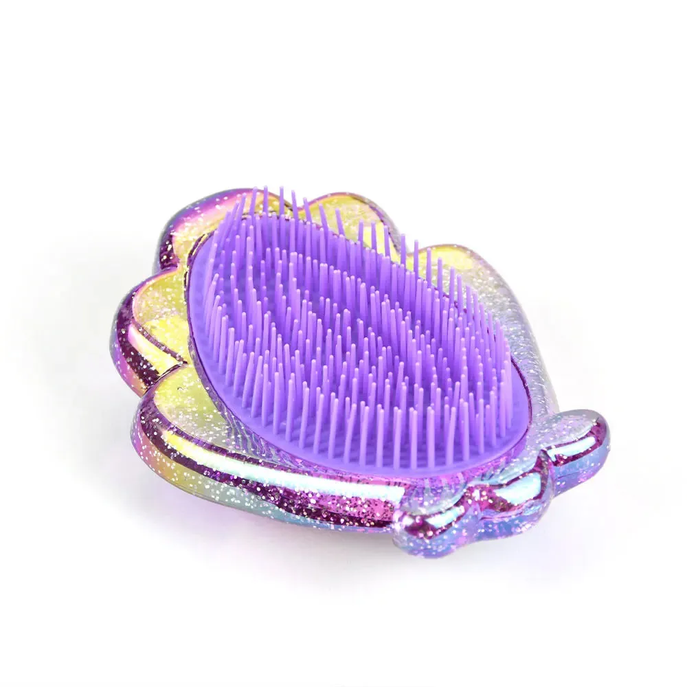 Shiny Shell Hair Brush-Mermaid Shell