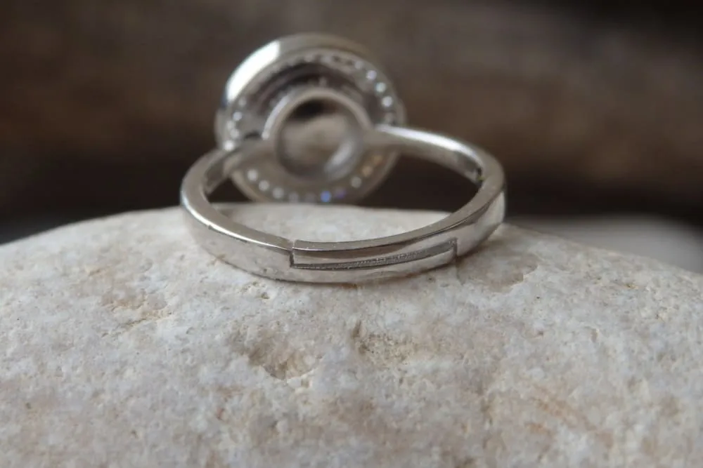 Silver Pearl Ring