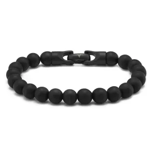 Spiritual Bead Bracelet, 8MM - Black Onyx