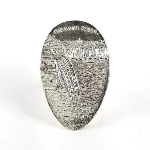 Sterling Silver Niagara Falls Souvenir Spoon Statement Ring