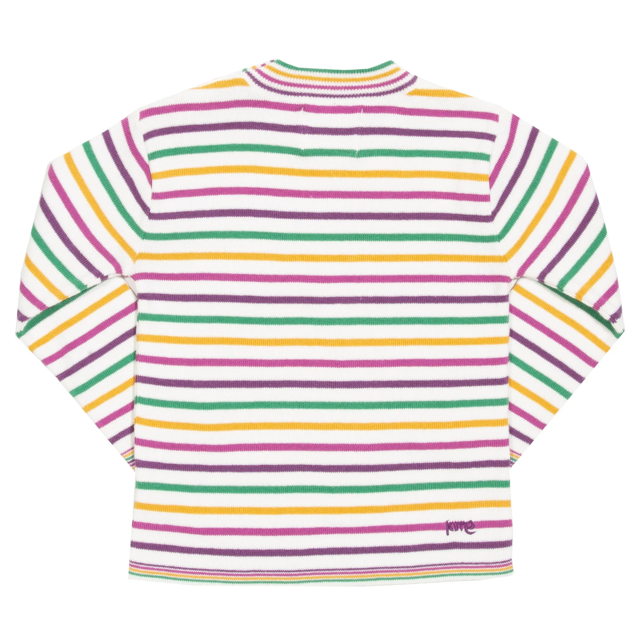 Stripy crown jumper