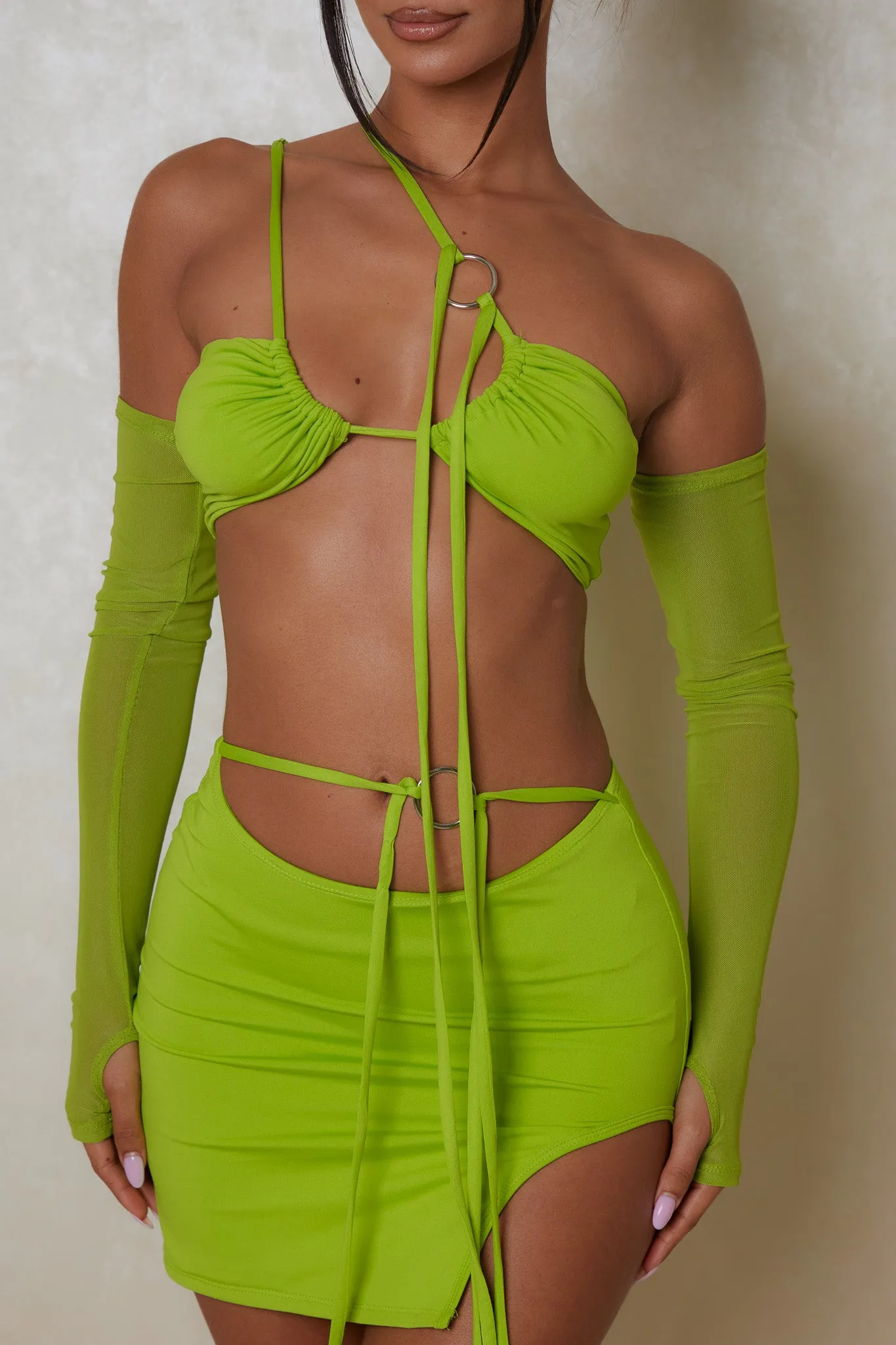 The O ring detail three piece- Lime