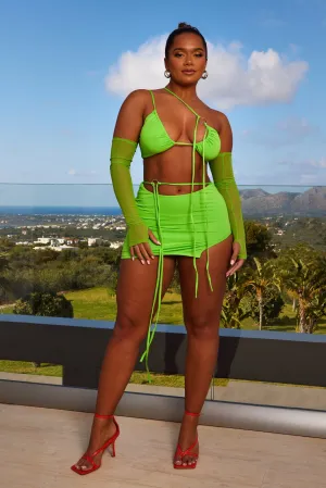 The O ring detail three piece- Lime