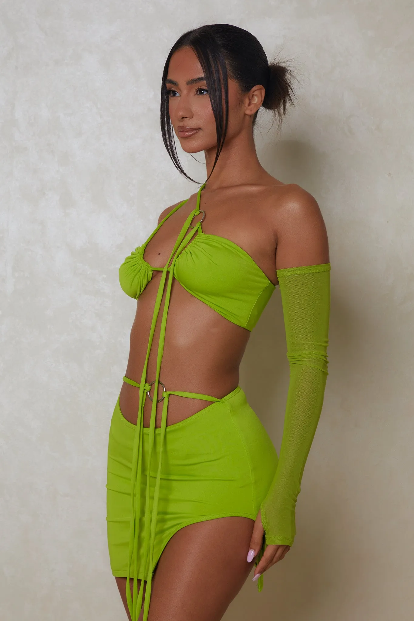 The O ring detail three piece- Lime