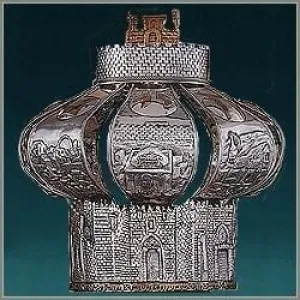 Torah Crown - Ornate Unique Jerusalem Walled