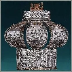 Torah Crown - Ornate Unique Jerusalem Walled