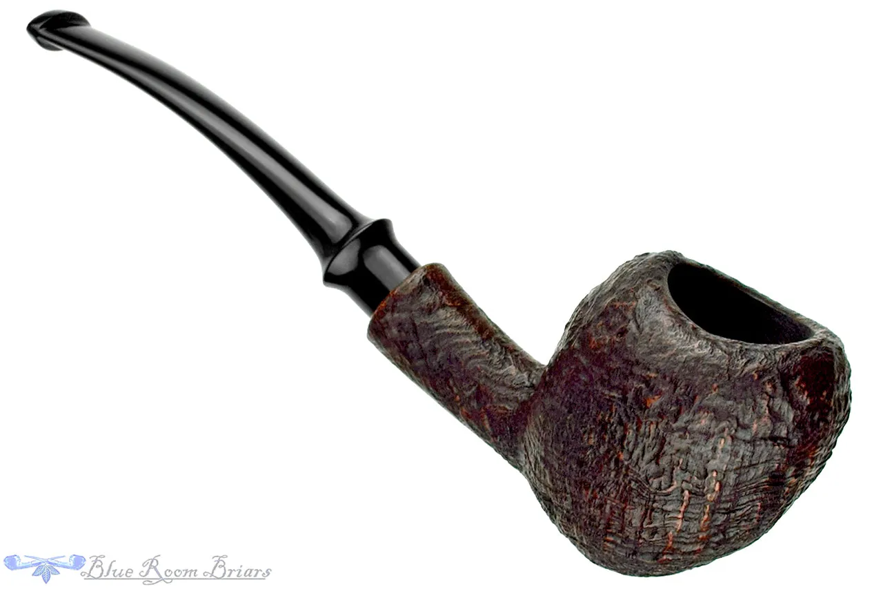 Tsuge Ikebana Kikuchi 244 Bent Sandblast Acorn Estate Pipe