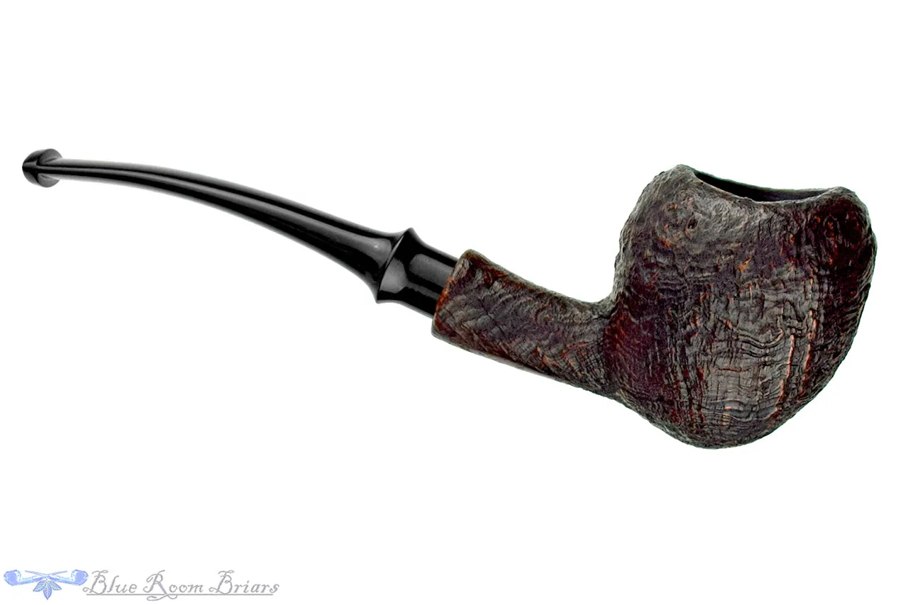 Tsuge Ikebana Kikuchi 244 Bent Sandblast Acorn Estate Pipe