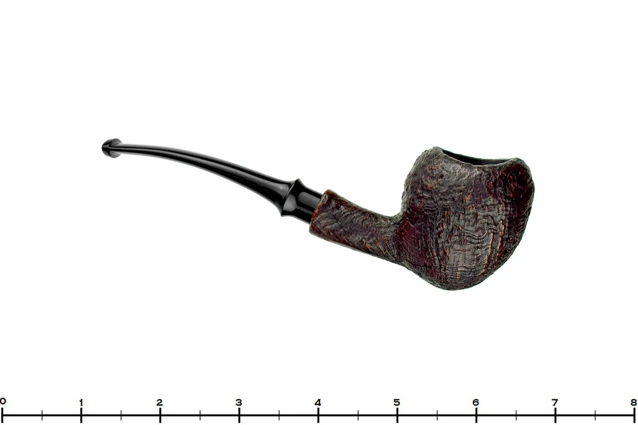 Tsuge Ikebana Kikuchi 244 Bent Sandblast Acorn Estate Pipe