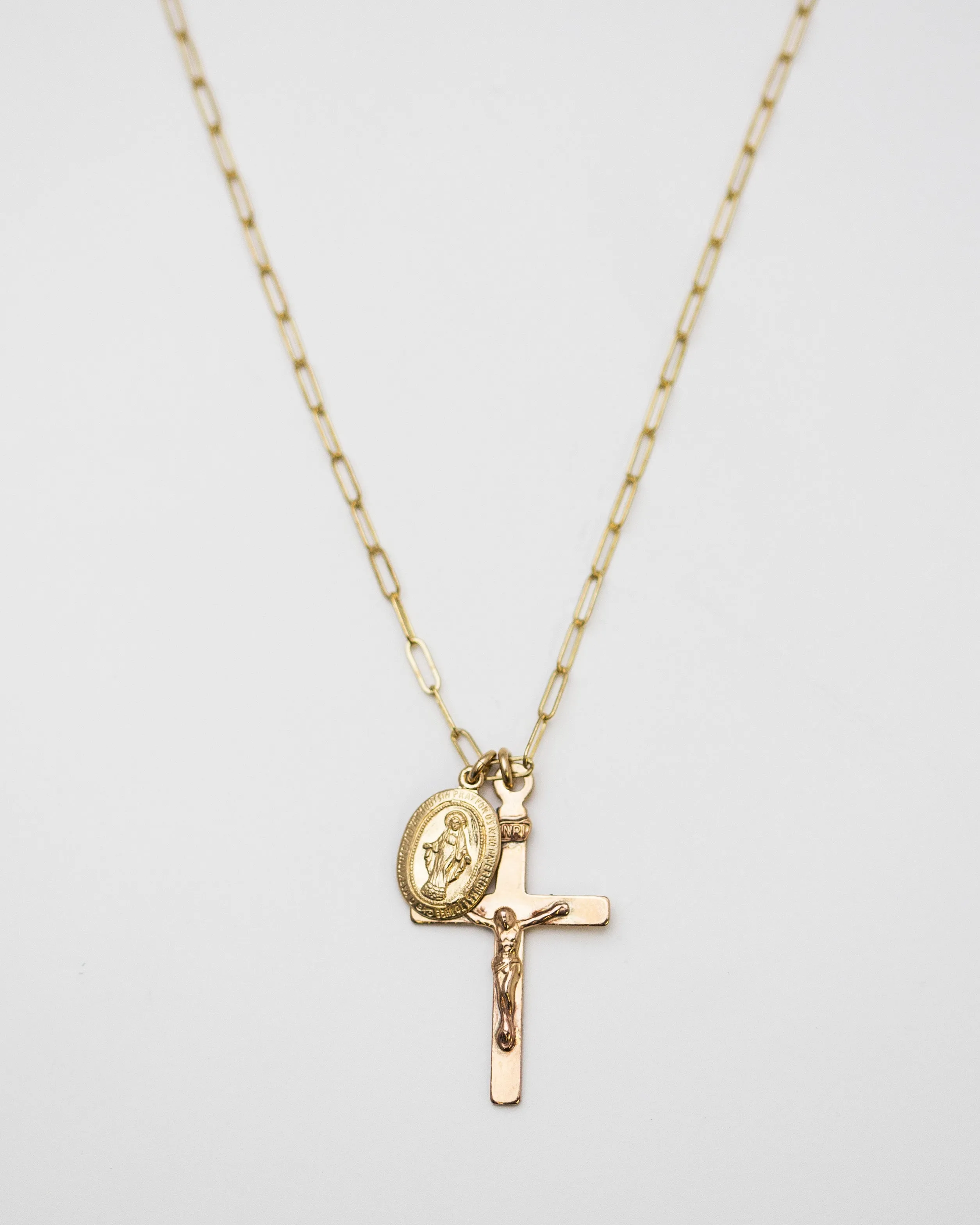 Vintage Cross charm Necklace