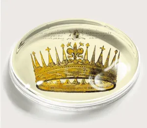 Vintage Crown Paperweight