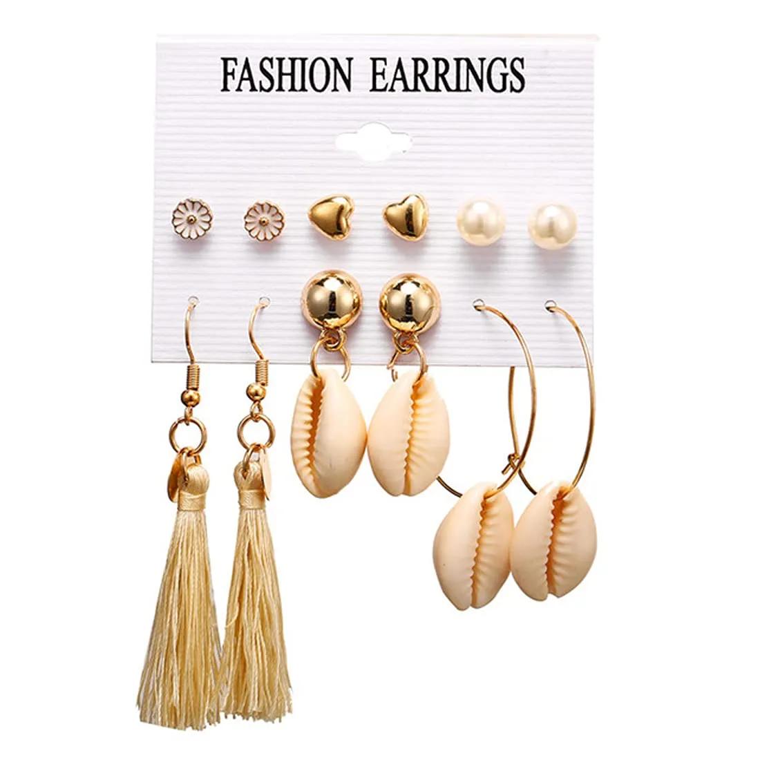 Yellow Chimes Latest Fashion Gold Plated Geometric Design Dangle Earrings for Women and Girls (Design 9)